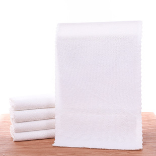 Wholesale white towel microfiber hotel bath towel hotel absorbent embroidery fine woven white towel