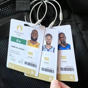 American basketball Dream Team pendant player competition kakuri Owen James Durant lanyard Star Card