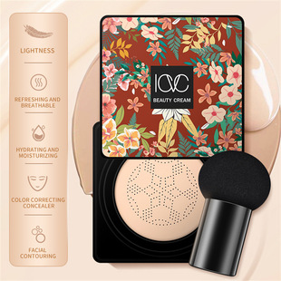 Amazon mushroom head air cushion BB cream, concealer brightens and evenly modifies skin color with sponge powder puff foundation