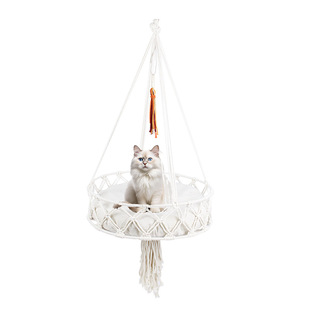 Cross-border New Hand-woven Simple Cat Bed Cat Hammock Cat Swing Cat Nest Bohemian