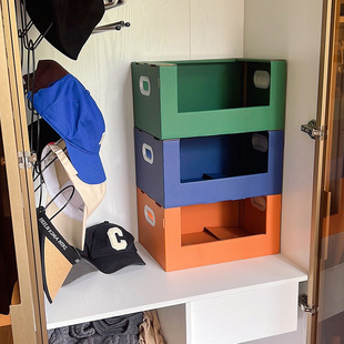 New paper book stand box color file holder basket student file box storage rack office supplies material storage box