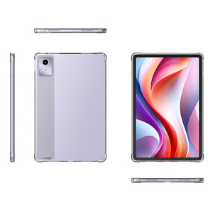 Для планшета Lenovo Маленький Новый Pad2024 Защитный чехол Четырехугольная подушка безопасности Anti-drop Прозрачная вкладка M11 Мягкий чехол из ТПУ