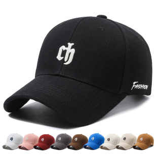 Korean style baseball cap for women 2024 spring and summer new big head circumference show face small wide brim extra large deepening peaked cap for men