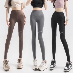Pocket Shark Pants Women's Outer Wear Leggings High Waist Hip Tight Belly Tight Slimming Spring and Autumn Sports Yoga Barbie