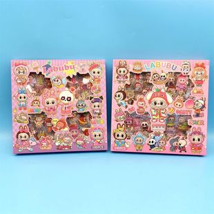 Cartoon Jiyka Wow 100 Transparent Stickers Children's Creative diy Hand Account Material Various Shape Stickers Cross Border