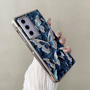 Применимо для Huawei Honor MAGIC VS3 V3 V2 RSR чехол для мобильного телефона новый складной экран высокого класса VS2 сетка красная защита от падения чехол для гальваники высокого уровня чувстический рисунок кожи персонализированный граффити линии вихрь женщина
