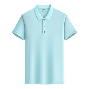 Strict selection of summer short-sleeved Paul shirt POLO shirt overalls lapel cultural advertising shirt embroidered logo tooling customization
