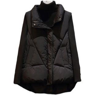 Autumn and Winter New Fashion Cotton Vest Women's Thickened Coat Stylish Slimming Hand Padded Cotton Vest All-match Cotton Jacket Trendy Coat