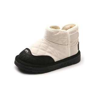 Children's Winter fleece-lined Thickened Snow Boots Non-slip Outdoor Warm Cotton Boots Large Cotton Shoes Children's Ankle Boots