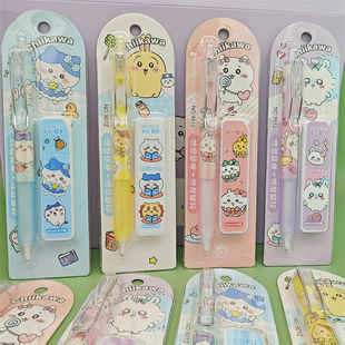 Pony Polly Activity Pencil suit Primary School Students Cartoon Animation Cute Mechanical Pencil Gao Yan 0.5 with Lead Core