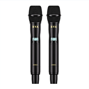 BYA Wireless Microphone Indoor Outdoor Live Professional Singing Microphone U Segment Wireless Microphone Portable Singing