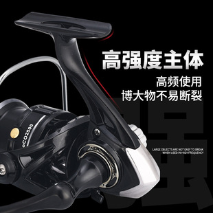 Comaron Competitive Edition Micro Spinning Wheel 2500 Series All-metal Oblique Shallow Wire Cup Luya Spinning Wheel