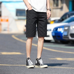 Men's Plaid Shorts 705 Cross-border Summer Thin Cotton Casual Plaid British-style Loose Five-point Straight Shorts