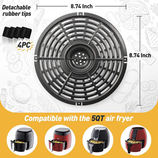 Instant pot Airfryer vortex скобка Жареная тарелка Двойная сковорода Фритюрница Запасы Замена лотка