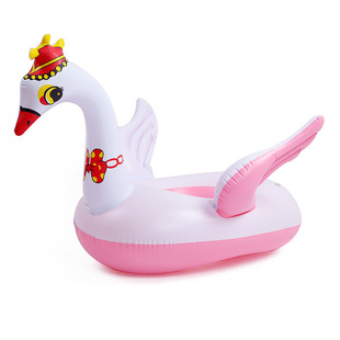 Children's swimming seat cross-border water toys baby swimming ring wholesale cartoon life buoy inflatable animal boat