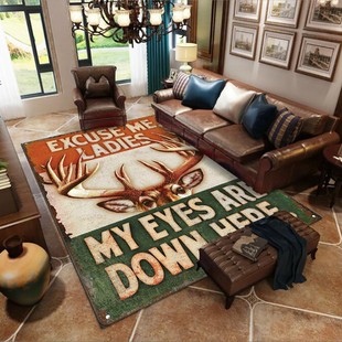 The bar code can be attached to the surface of the single sewing wash mark Amazon spell a lot of deer cross-border for the living room full of large carpet