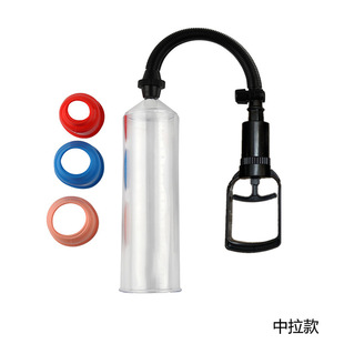 Foreign trade platform men's exerciser negative pressure vacuum stem trainer manual air gun silicone sleeve inverted silicone rubber