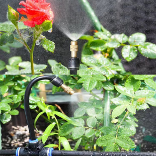 Automatic watering device can be adjusted to close the universal copper nozzle atomization spray water spray cooling dust sprayer nozzle