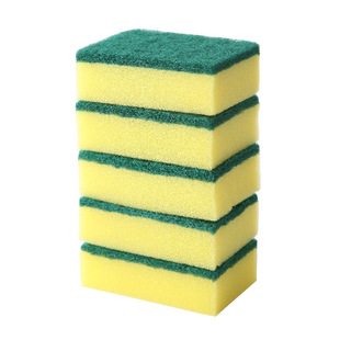 Kitchen dishwashing sponge cleaning brush artifact Magic Nano cleaning wipe dishwashing scouring pad double-sided cleaning sponge brush