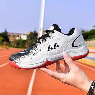 Badminton Shoes Men's New Female Student Teenager Breathable Professional Competition Tennis Shoes