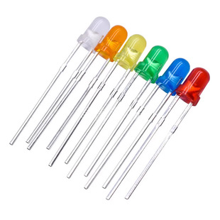 F3 direct plug LED transparent/fog LED lamp beads Red Green Yellow Blue White orange short/long leg highlight