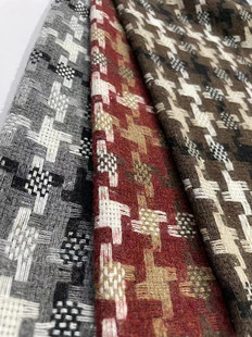Woolen wool in stock plaid coat clothing/shoes and hats/luggage fabric