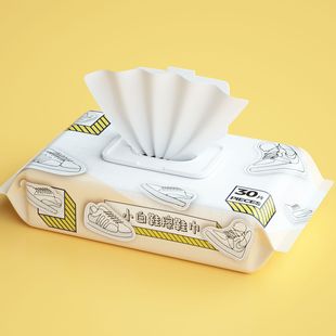 Wet wipes wash-free independent packaging small white shoes leather shoes stains clean carry-on shoes wet tissue wholesale a generation of hair