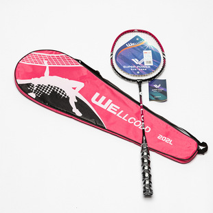Processing and Customization of Welker Badminton Racket Aluminum Alloy Split Tennis Racket Pvc Anti-Slip Handle Wear-Resistant Lightweight Racket