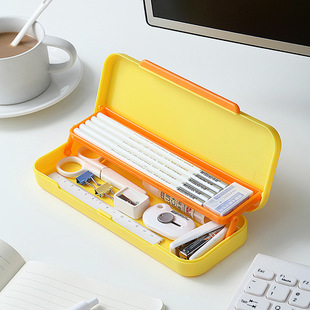 New Student Pencil Case jns Style Simple High-value School Supplies Stationery Box Can Be Printed with logo Pencil Case