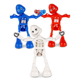 Winding Coil Dancing Split Robot Creative Winding Toy Nostalgic Children Swing Split Cartoon Stickman