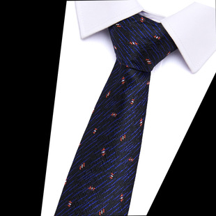 Cross-border hot men's business tie manufacturers spot hand-made professional formal interview tie men's polyester yarn