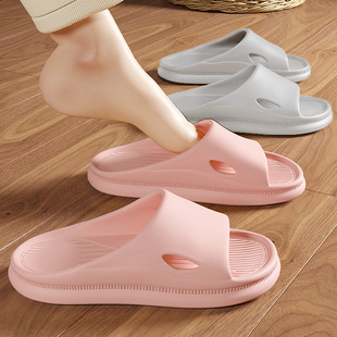 Sandals and slippers women's summer indoor home bathroom bath non-slip couple thick-soled slippers men's outerwear wholesale
