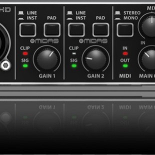 BEHRINGER/beilingda UMC204HD professional recording USB sound card external computer live band composition
