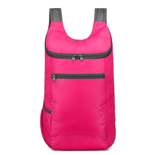 Customized Outdoor Folding Bag Gift Lightweight Waterproof Travel Bag Fitness Sports Backpack for Men and Women Printable logo