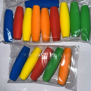 in stock EVA crochet polished shaped float oval five-color grinding drilling eva handle fishing gear grip