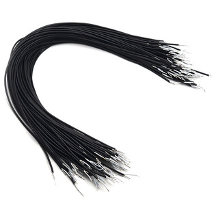 Guitar pickup cable single core + shielded wire length 25cm/50cm stripping wire head tin black red