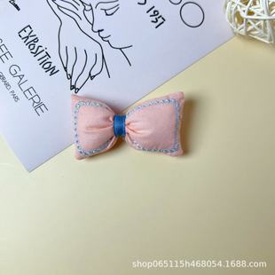 Korean three-dimensional bow clothing accessories cotton candy color jewelry wholesale clothes socks scarf accessories
