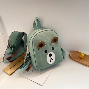 Детская школьная сумка Детский сад 1-3-5 лет для девочек рюкзак на плечо мультфильм милый ребенок мальчик ребенок холст рюкзак