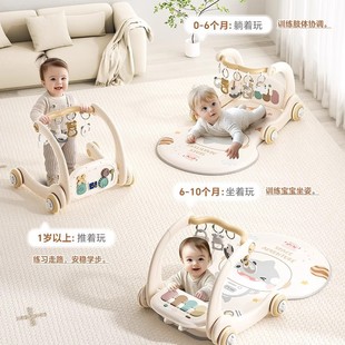 Cross-border baby pedal piano fitness rack walker 0 1 year old 3 months 6 meeting gift box newborn baby toys