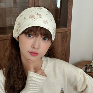 Yuezi Hair Belt Postpartum Spring and Autumn Double-layer Pure Cotton Pregnant Women's Yuezi Hat Autumn and Winter Headscarf Maternal Forehead Protection Head Wind Prevention