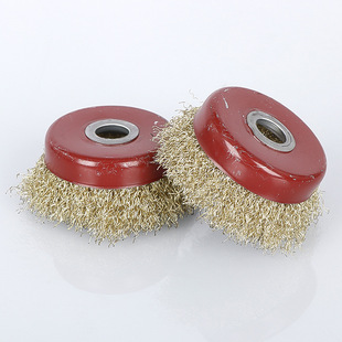 Factory wholesale steel wire wheel wear-resistant Luo bowl red steel wire wheel galvanized paint stripping wheel paint scraping grinding wheel