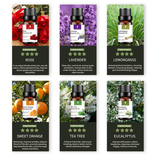 Cross-border aromatherapy essential oil kit plant aromatherapy essential oil water-soluble pure extraction indoor fresh air lasting fragrance expansion