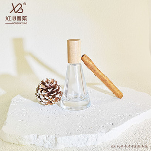 Factory new creative 15ml thick bottom cone perfume spray bottle essence bottle small sample glass bottle wholesale