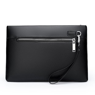 New Men's Hand Bag Clutch Clutch Bag Wrist Bag Envelope Bag Mobile Phone Bag Long Wallet Single Zipper