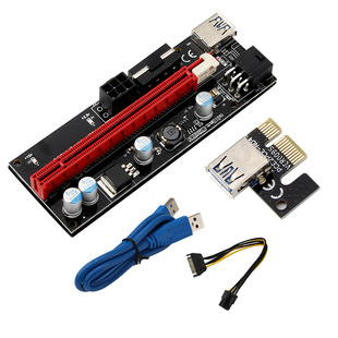 Pciex1 to X16 Adapter Board Graphics Card Extension Cable Ver009S Black King Kong External Graphics Card Pci-E