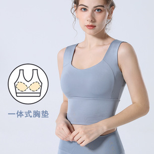 Sports Underwear Women's Shockproof and Anti-sagging Fitness Running Suit High Strength Yoga Clothing Vest Autumn One-piece Bra