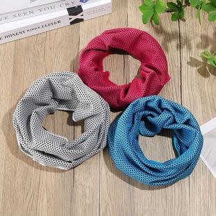 Cold Bib Mask Sports Quick-drying Towel Sweat-absorbent Ice Towel Cold-feeling Sports Wrist Wrist Towel Wrist Sweat Towel