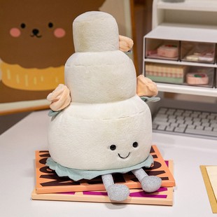Jelly Cake Коллекция кремовый бархатный торт Вишневый торт плюшевая игрушка Детская девушка подарок на день рождения партия
