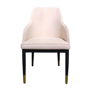Light Luxury Leather Dining Chair Simple Home Nordic Popular Dining Table Chair Bentley High-end Negotiation Office Chair Desk Chair