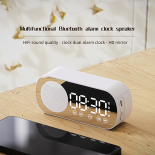 Источник Фабрика Новый умный Bluetooth динамик Bluetooth Аудио Подарочный будильник Зеркальные часы Малый динамик Z7